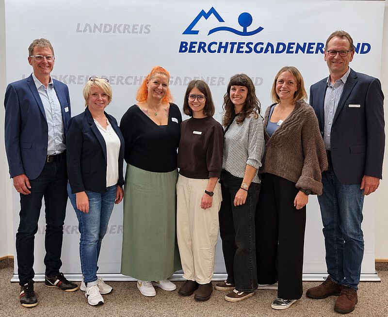 Die Vertreter des Arbeitskreises Suizidprävention BGL (von links): Raphael Koller (Telefonseelsorge Bad Reichenhall), Martina Hüttinger (Caritas BGL), Rita Bauer (Sozialpsychiatrischer Dienst BGL), Le