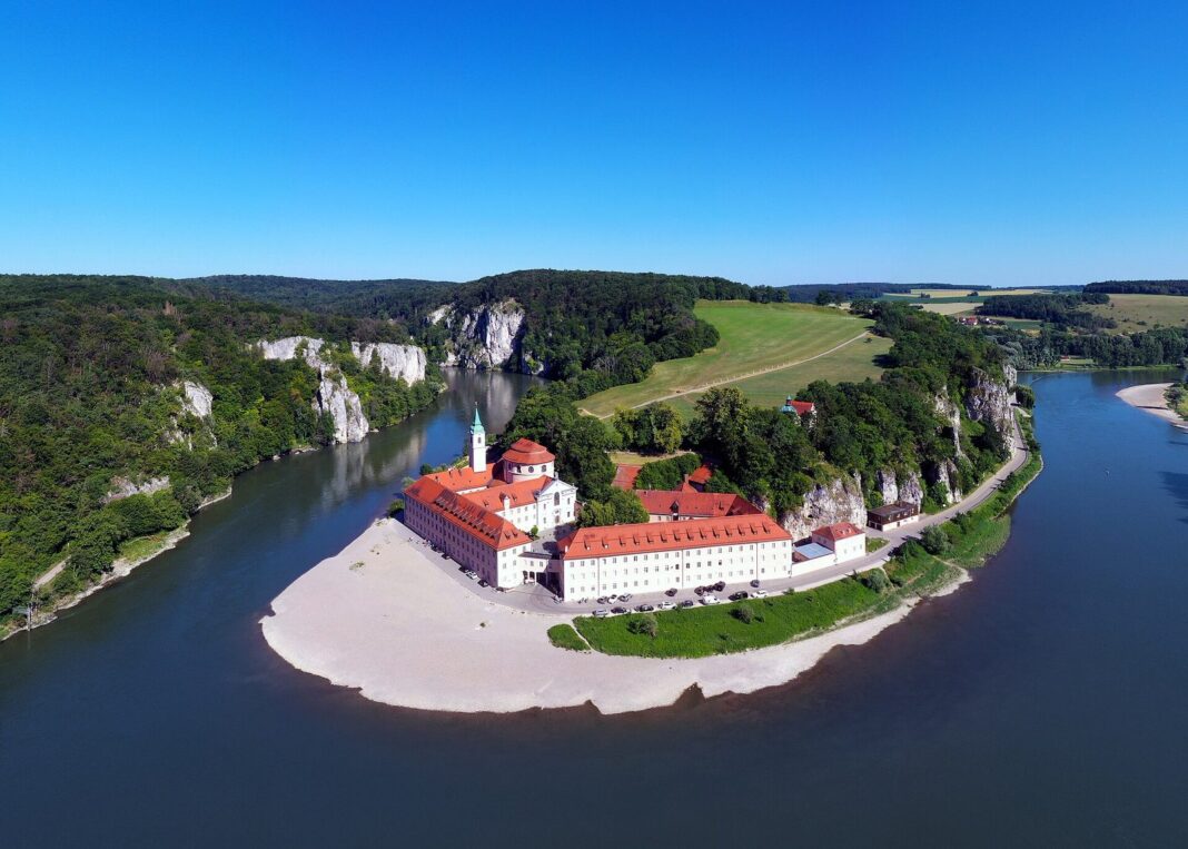 Kloster Weltenburg Luftbild