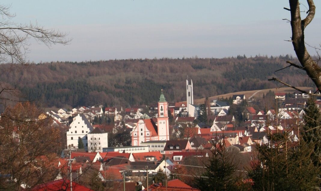 Krumbach vom Reschenberg aus